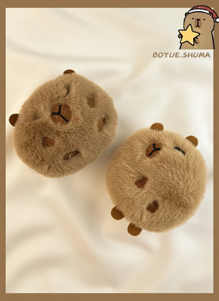 Plush Capybara AirPods Case