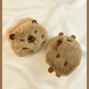 Plush Capybara AirPods Case