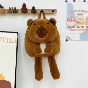 brown capybara backpack