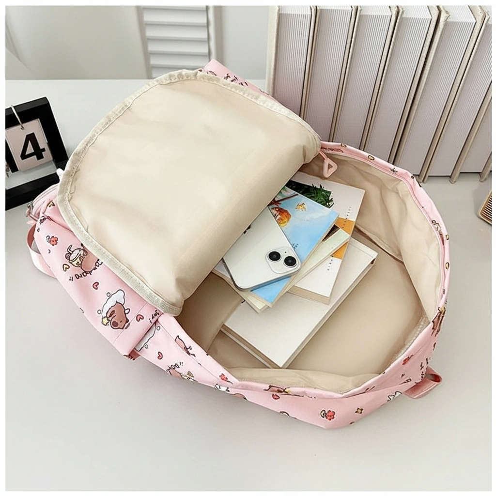 All-Over Print Capybara Backpack School Bag