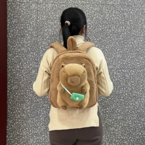 Cute Capybara Backpack Plush Rucksack