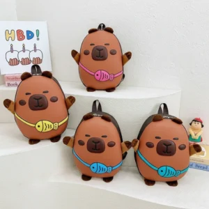 Cute Capybara Toddler Bag Kids Backpack Hard Shell  (4 Colors)