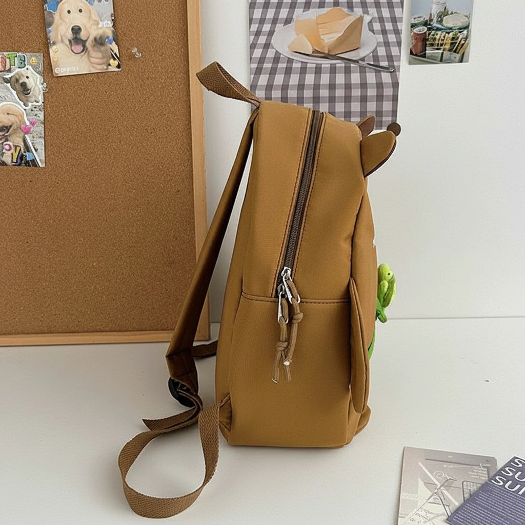 Cute Capybara Backpack with Turtle Bag