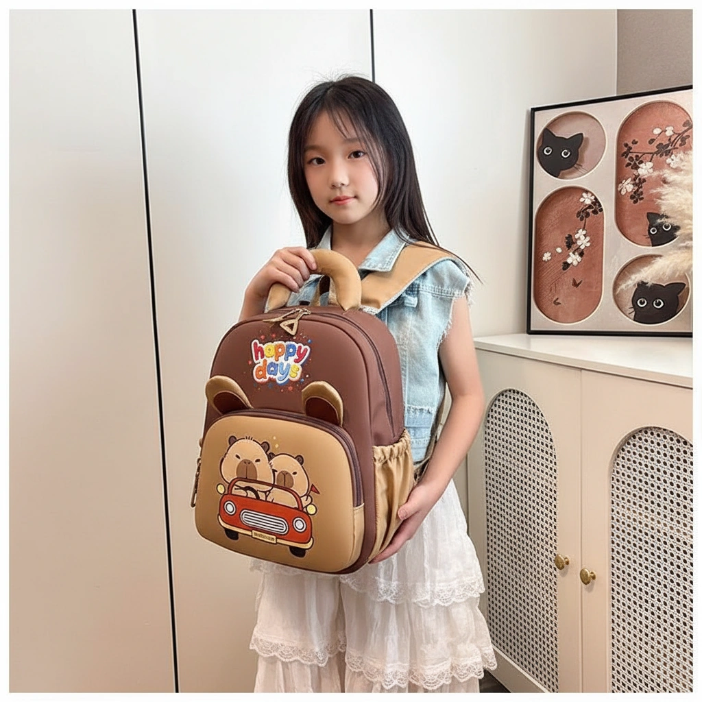 Capybara Backpack for Kids