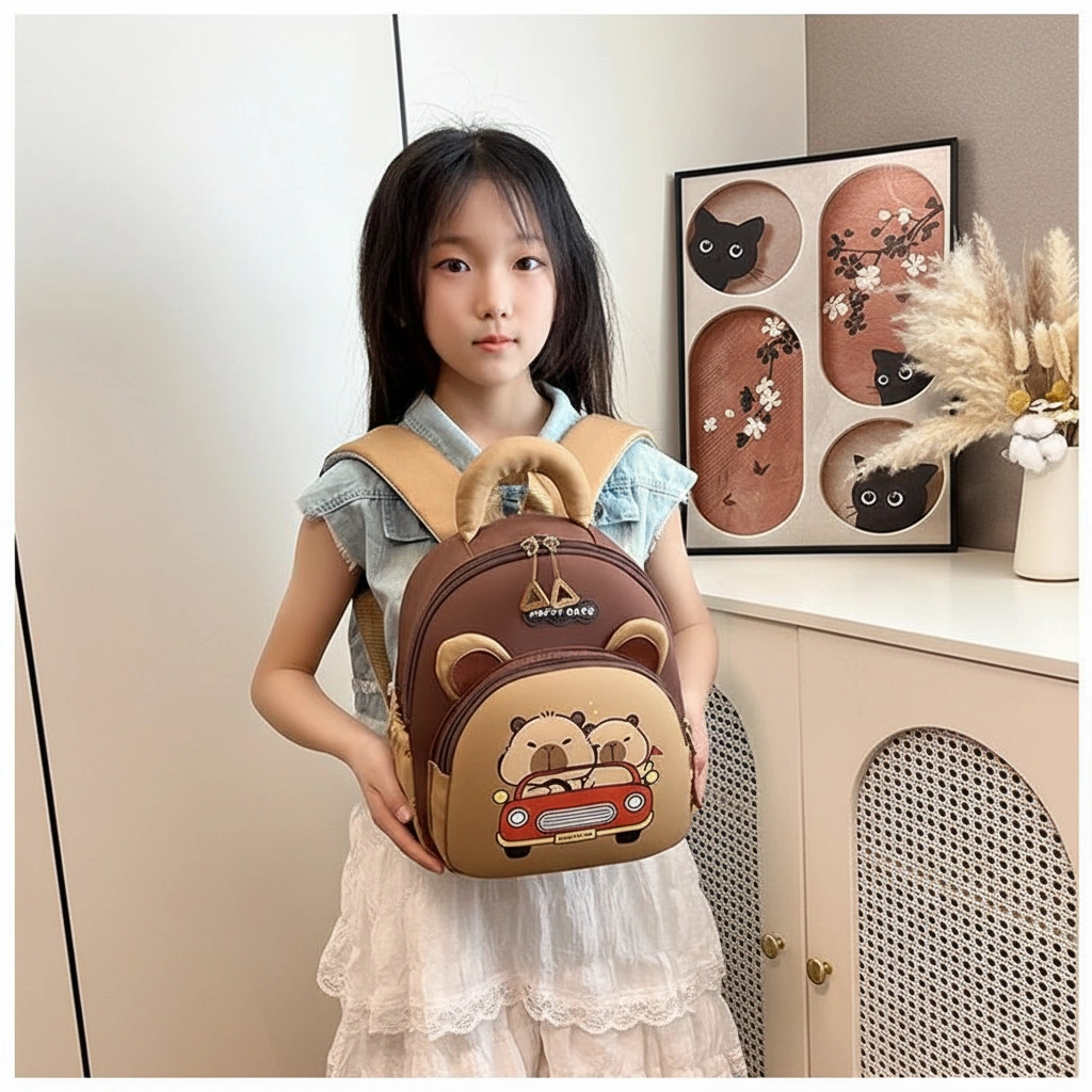 Capybara Backpack for Kids
