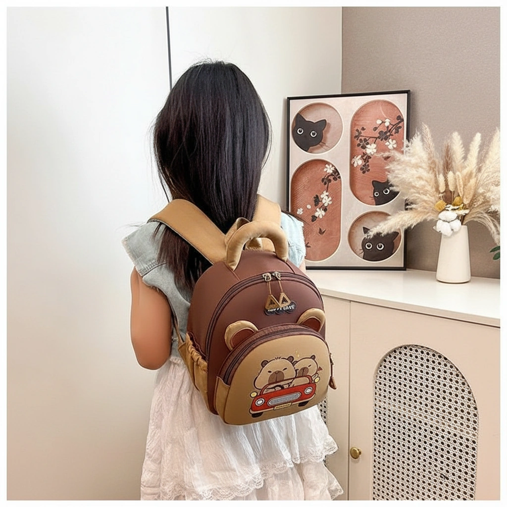 Capybara Backpack for Kids