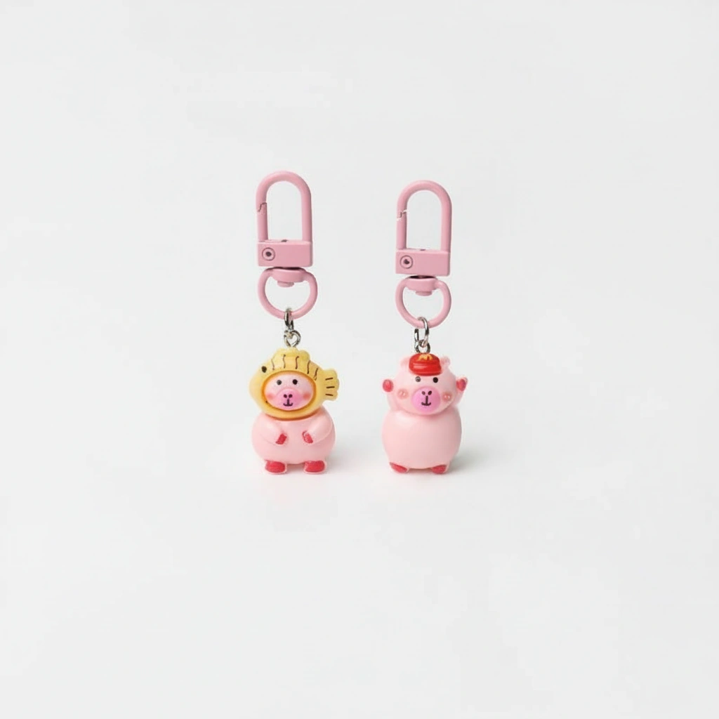 pink capybara charms