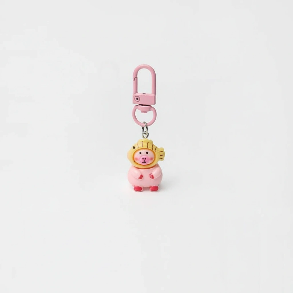 pink capybara charms