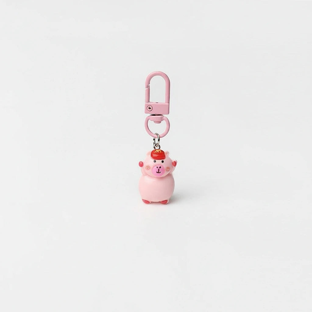 pink capybara charms