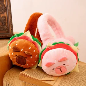 Capybara Hamburger Earmuffs Ear Warmers