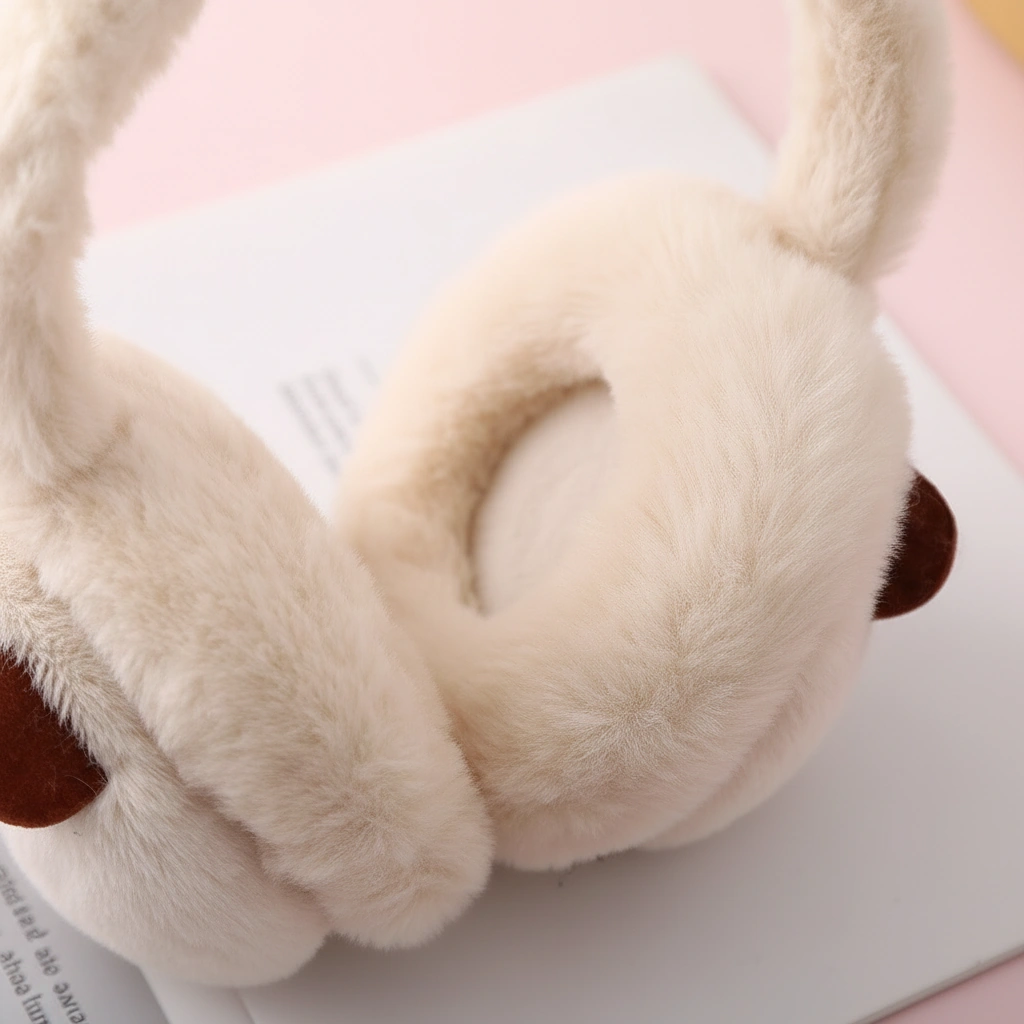 Capybara Earmuffs with Orange Cheeks - Image 3