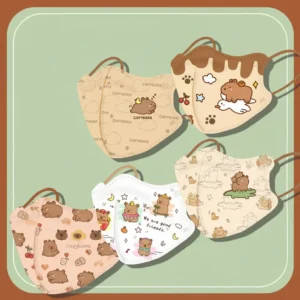 3D Capybara Face Masks