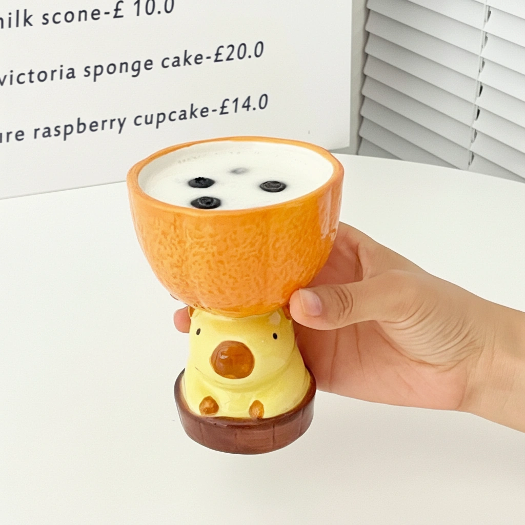 Capybara Goblet Orange Capybara Cup