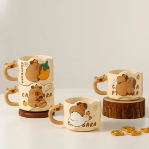 Stackable Capybara Coffee Mugs