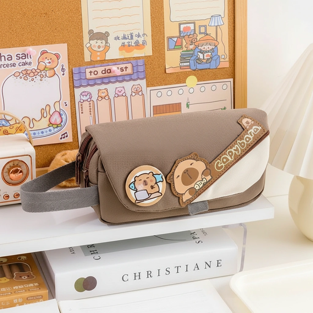 Capybara Messenger Pencil Case