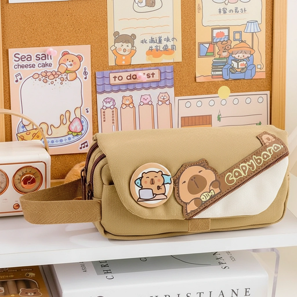 Capybara Messenger Pencil Case
