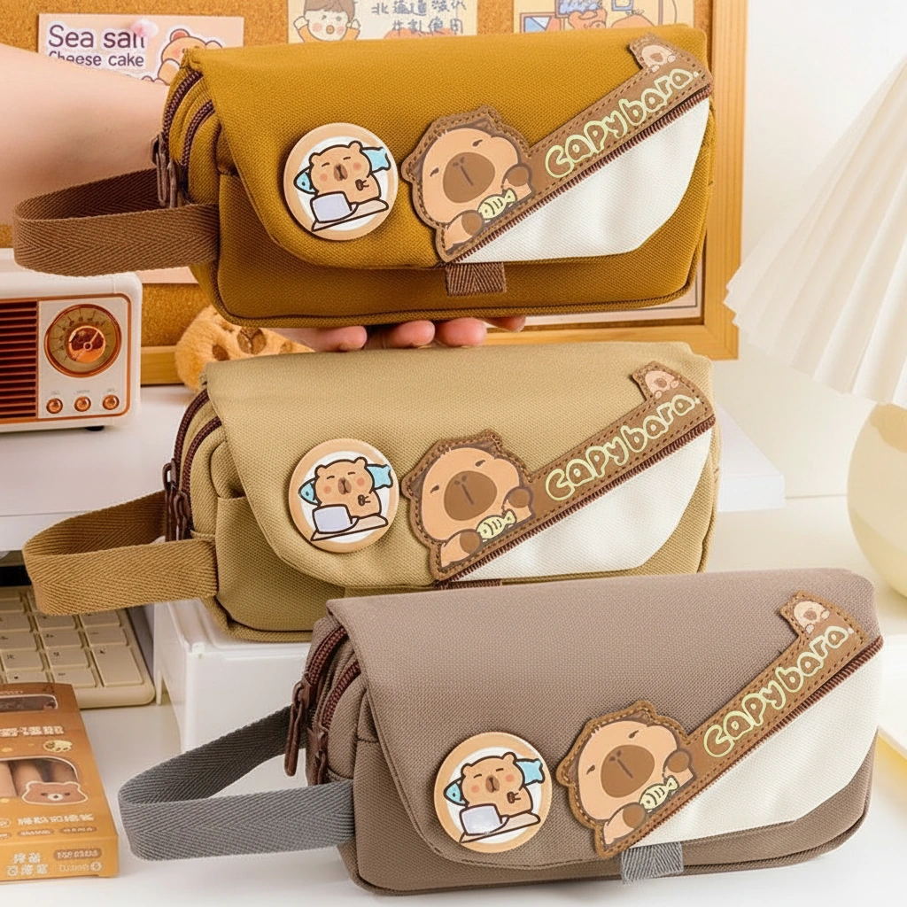 Capybara Messenger Pencil Case