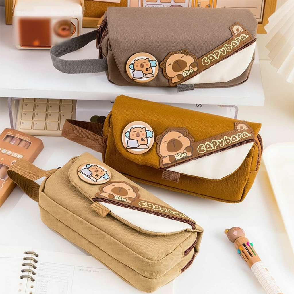 Capybara Messenger Pencil Case