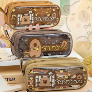 Capybara Clear Window Pencil Case