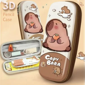 3D Hard Shell Capybara Pencil Case