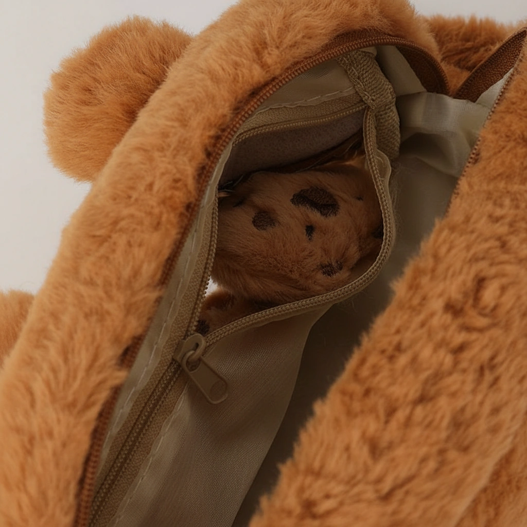 Capybara Plush Cookie Pencil Case