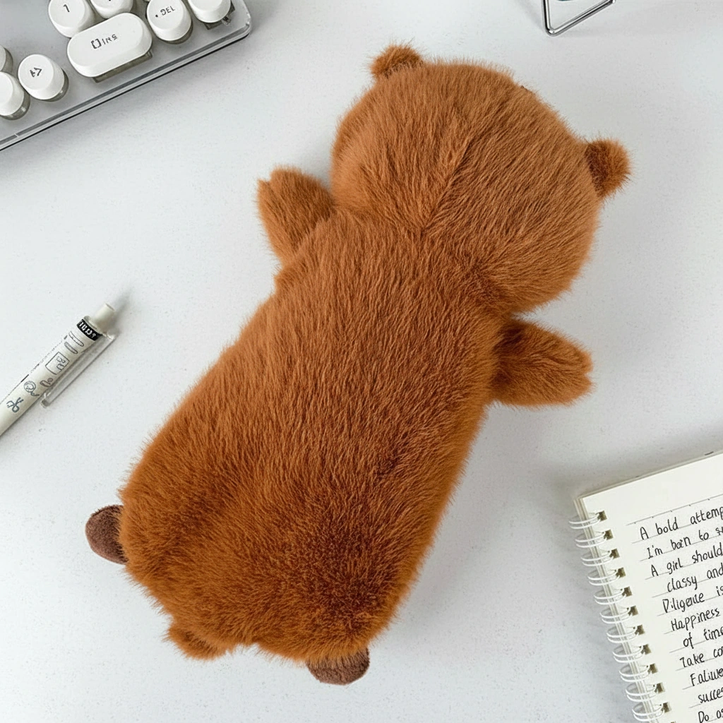 Capybara Shape Pencil Case