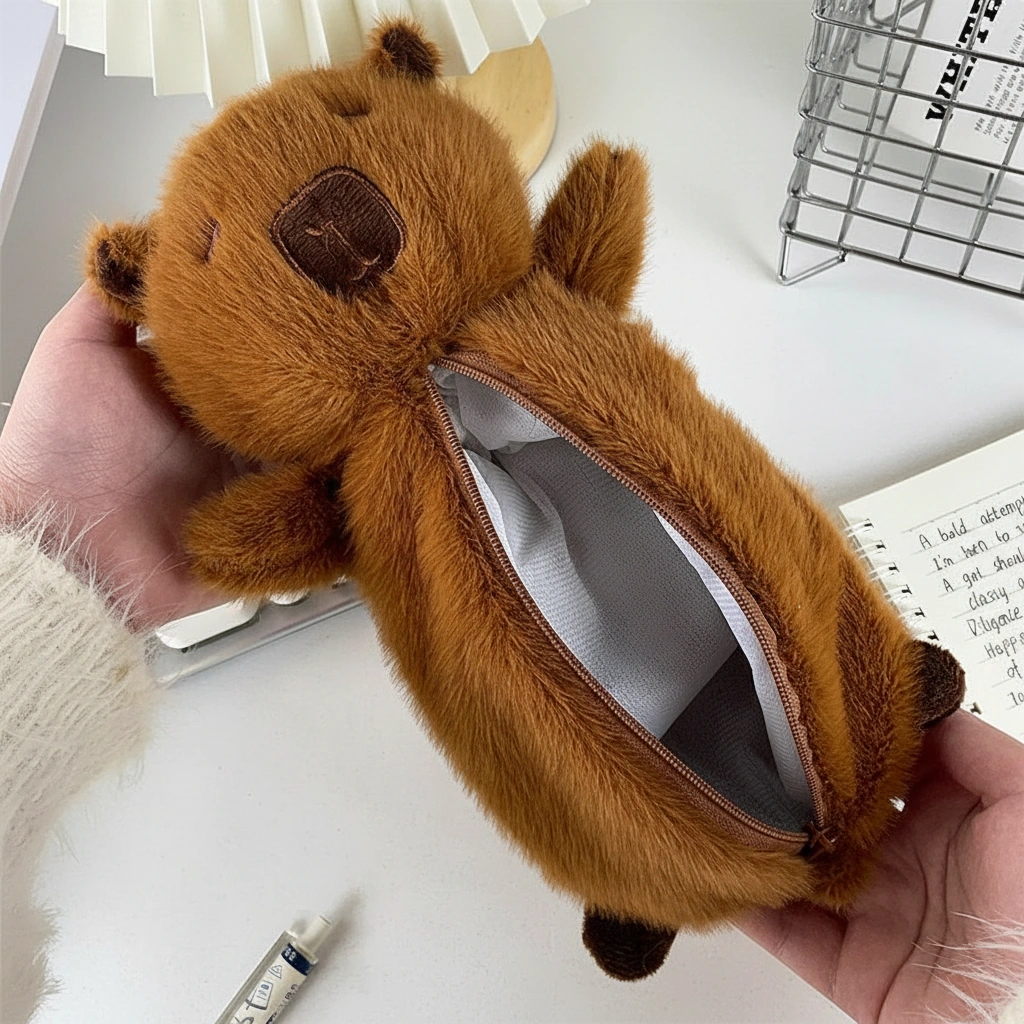 Capybara Shape Pencil Case