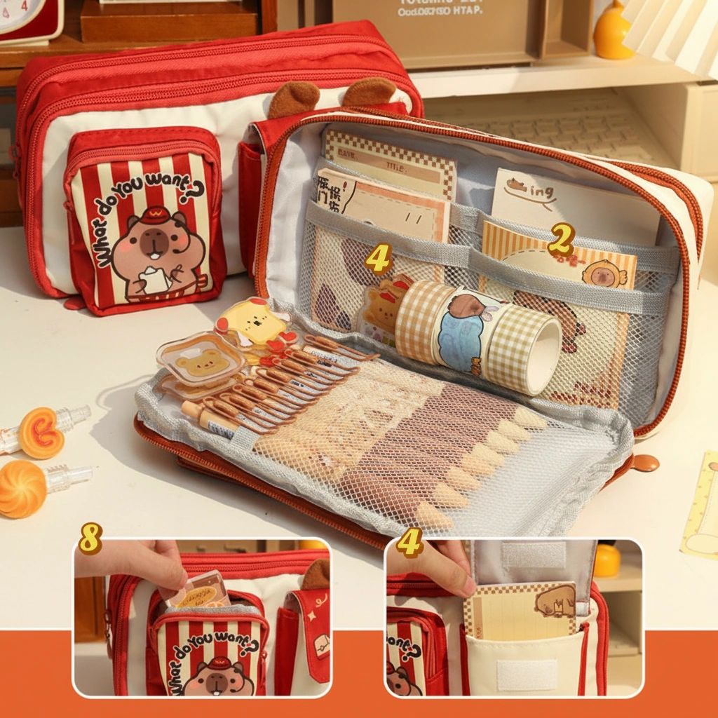 capybara pencil case