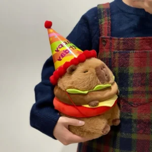 Hamburger Capybara Plush Toy