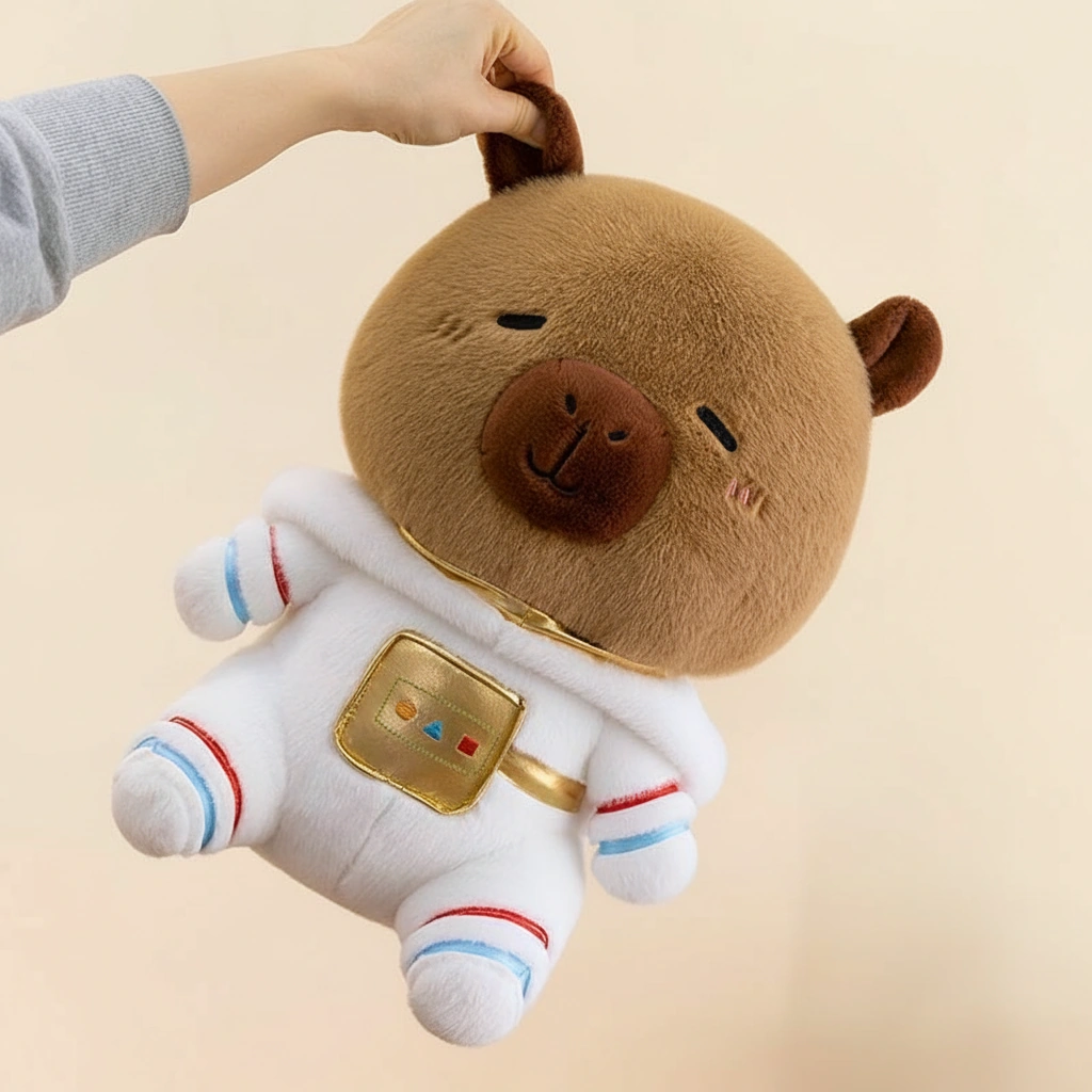 Astronaut Capybara Plush Toy