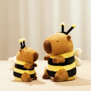 Cute Bee Costume Capybara Plush Toy