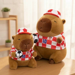 Soccer Capybara Plush Toy