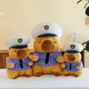 police capybara plush toy