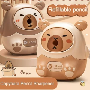 Hand-Crank Capybara Pencil Sharpener Desktop Stationery