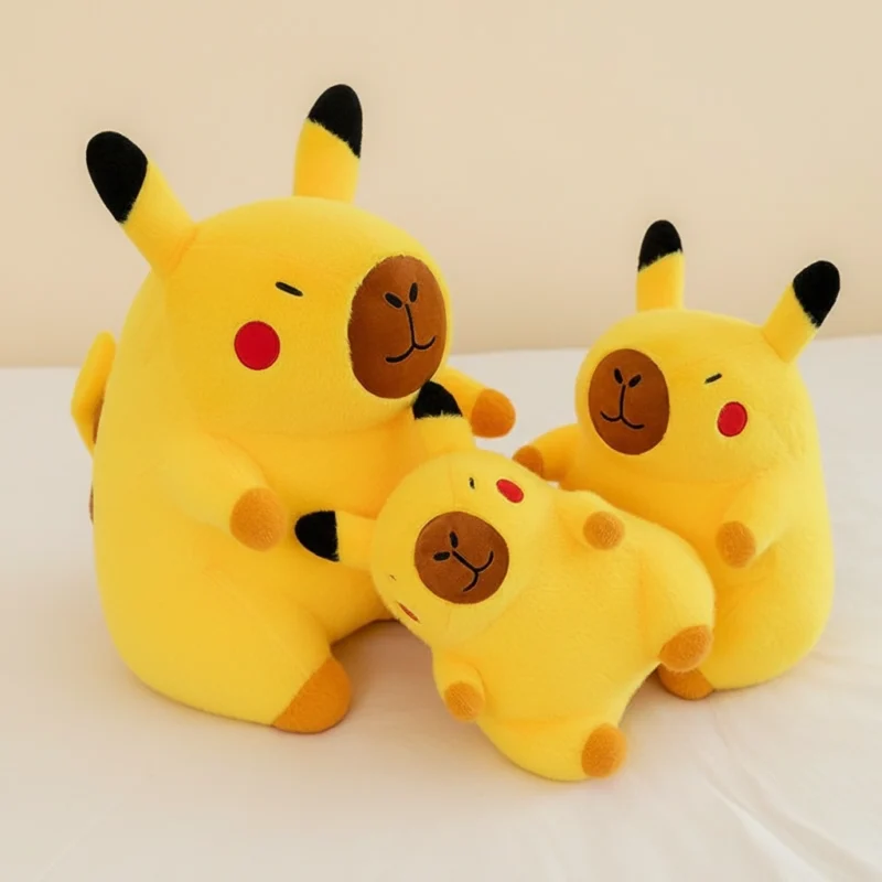 pikachu-capybara-plush-capybara-plush-merch