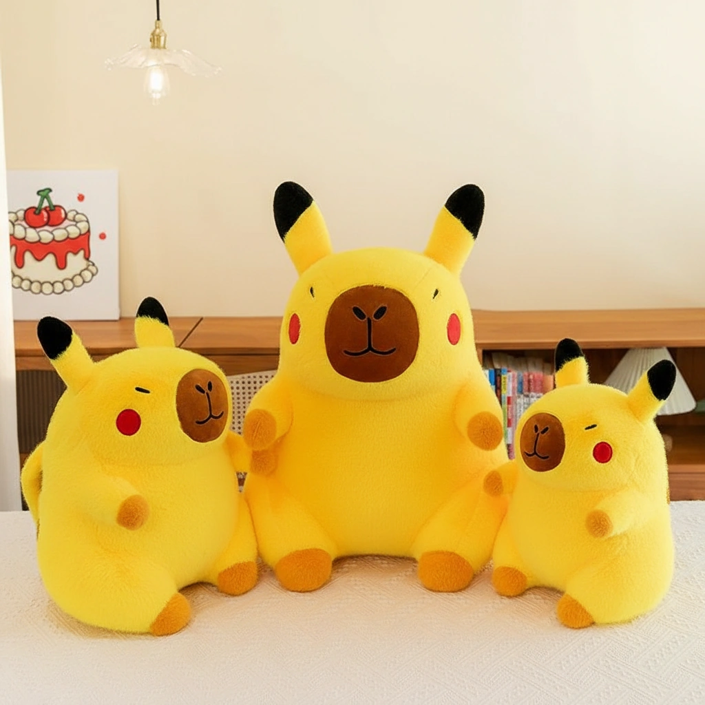 pikachu capybara plush​