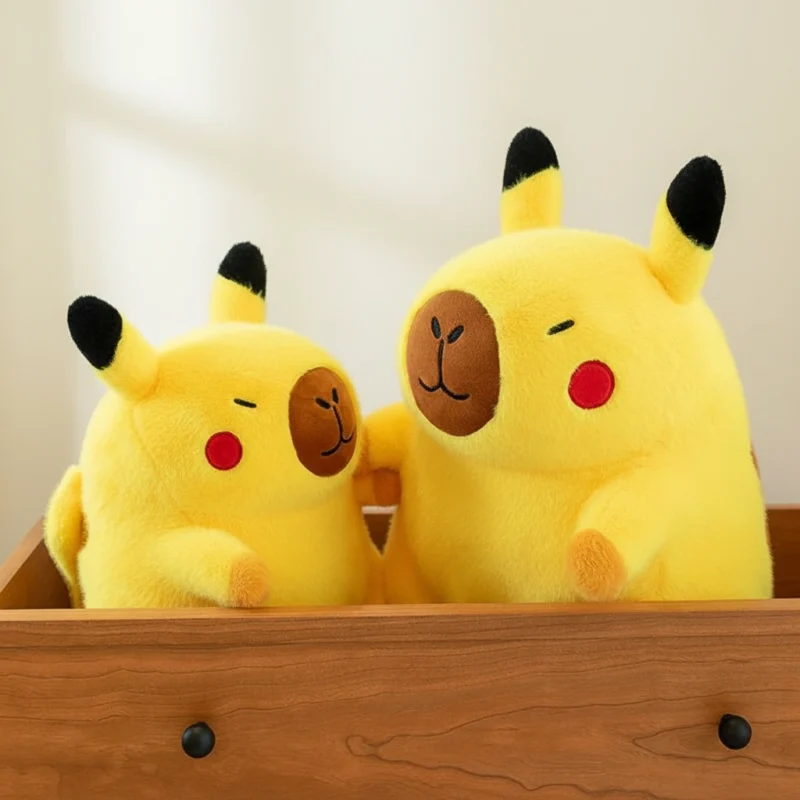 pikachu-capybara-plush-capybara-plush-merch