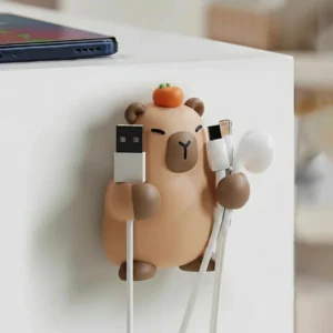 Capybara Cable Organizer – Adhesive Cord Holder