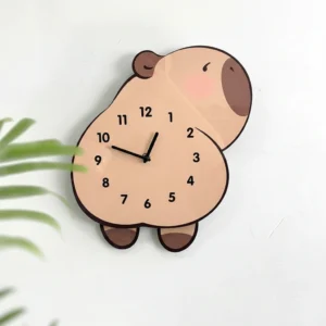 Capybara Wall Clock with Swinging Legs