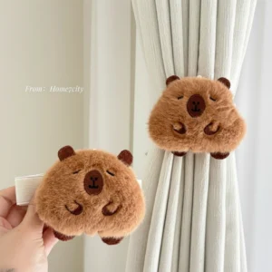 Capybara Plush Curtain Tiebacks