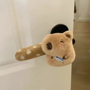 Capybara Plush Door Handle Covers