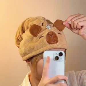 Capybara Hair Drying Wrap