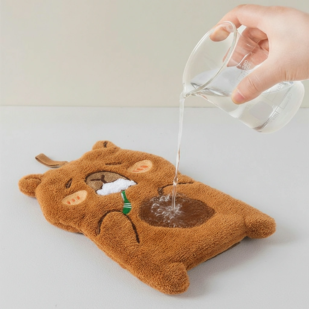 Capybara Plush Hand Towel Set