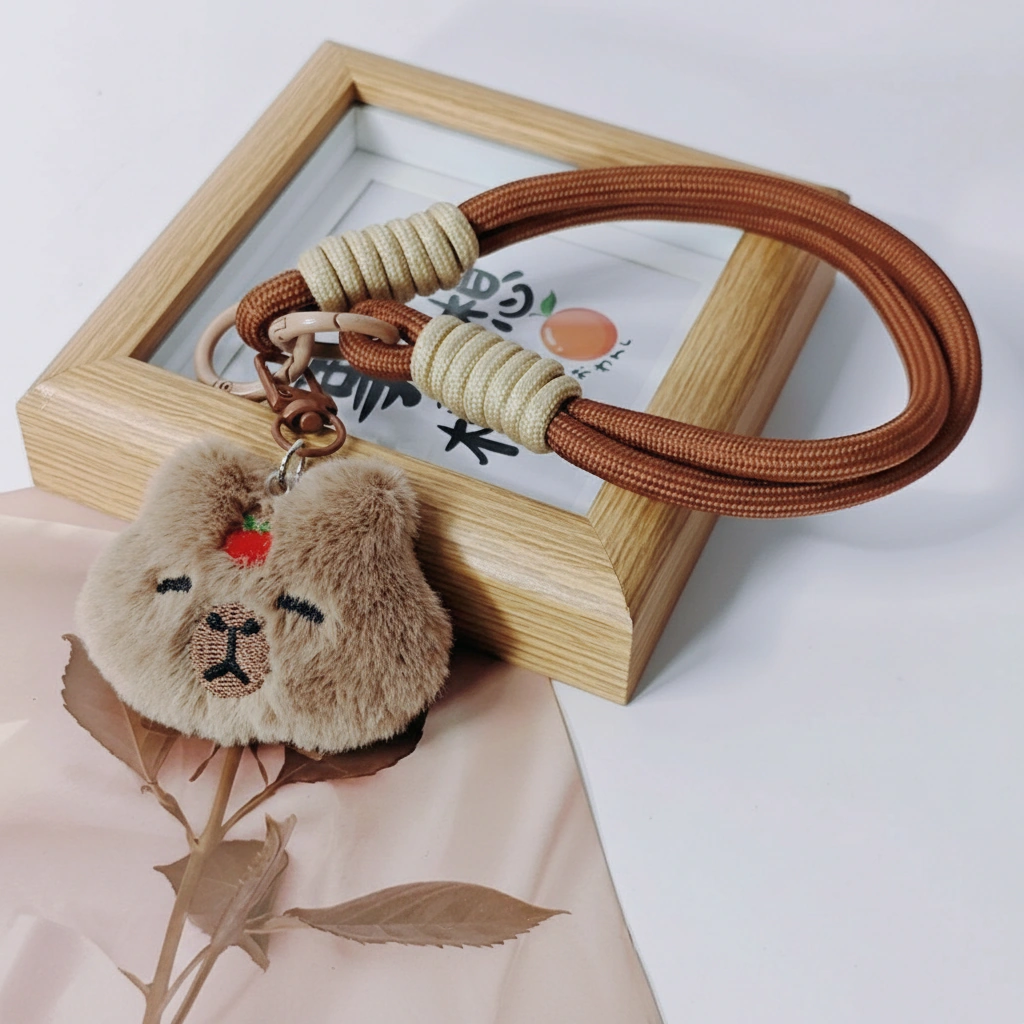 Plush Capybara Phone Charm