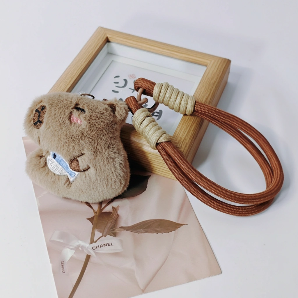Plush Capybara Phone Charm