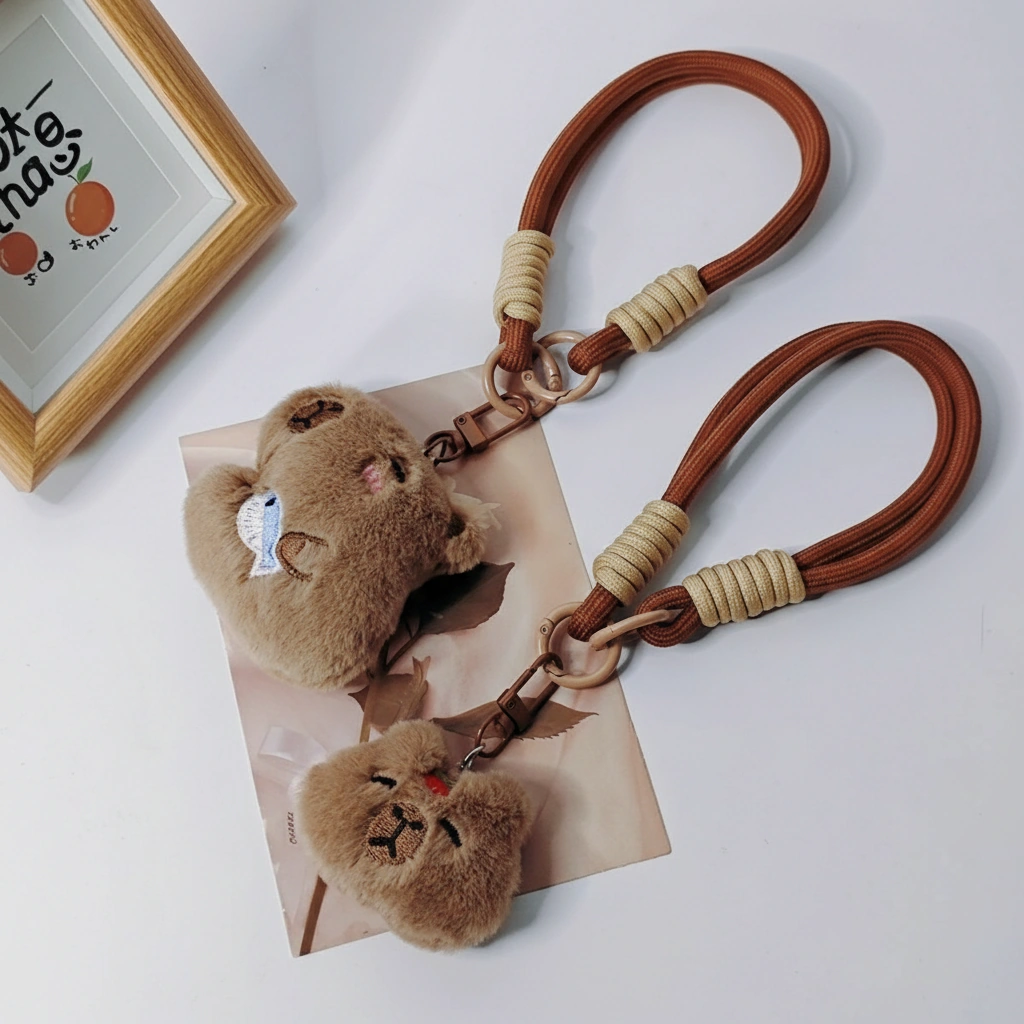 Plush Capybara Phone Charm