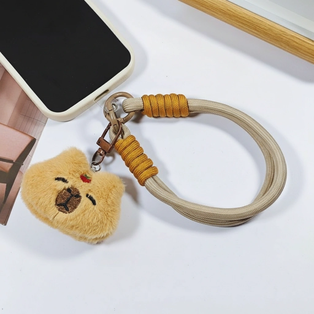 Plush Capybara Phone Charm