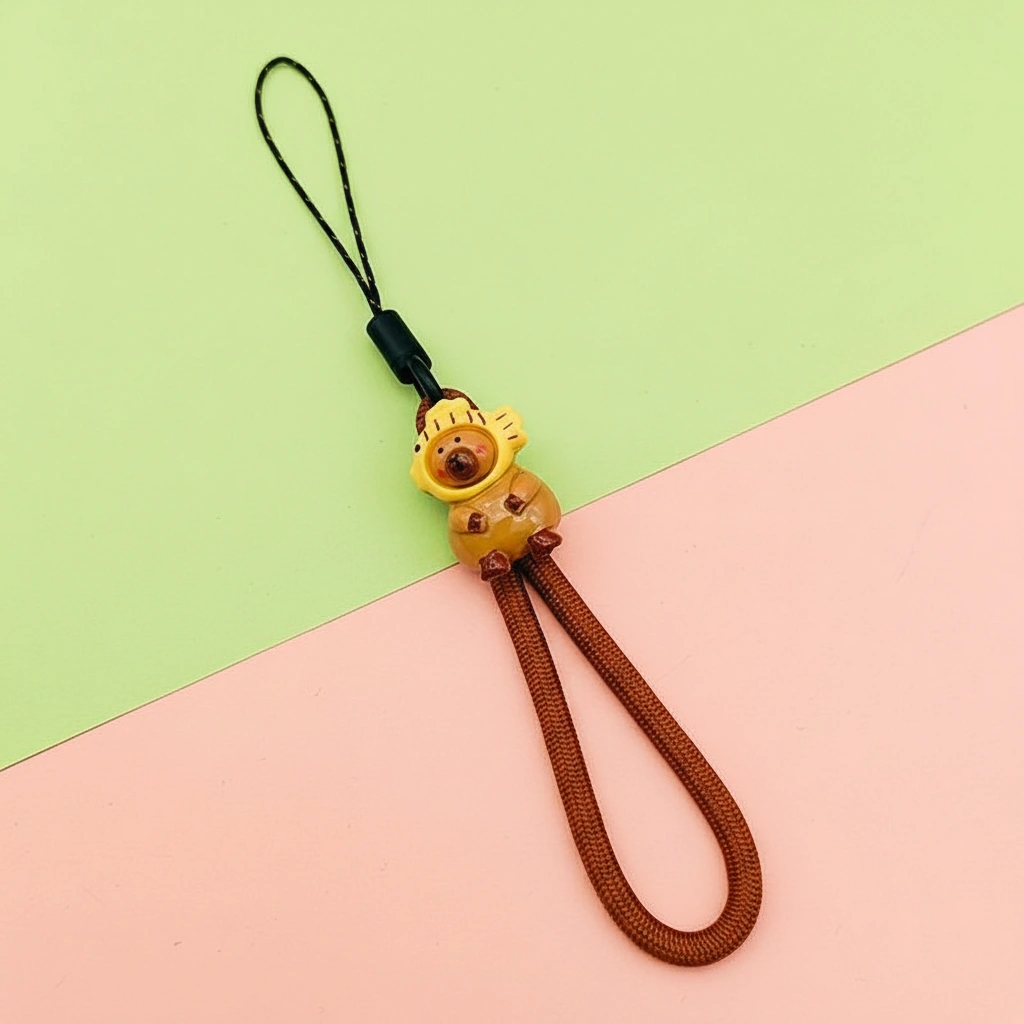 Capybara Figurine Phone Strap