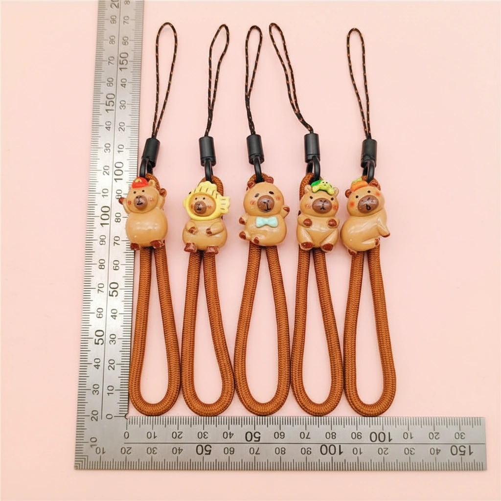 Capybara Figurine Phone Strap
