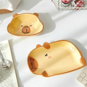Cute Capybara Ceramic Plate & Bowl